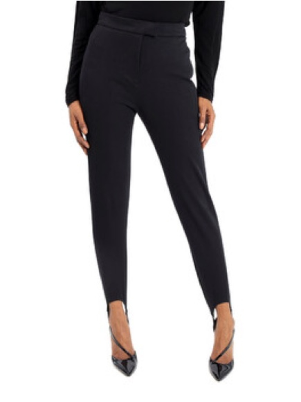 Burberry Black Skinny Ankle Pants